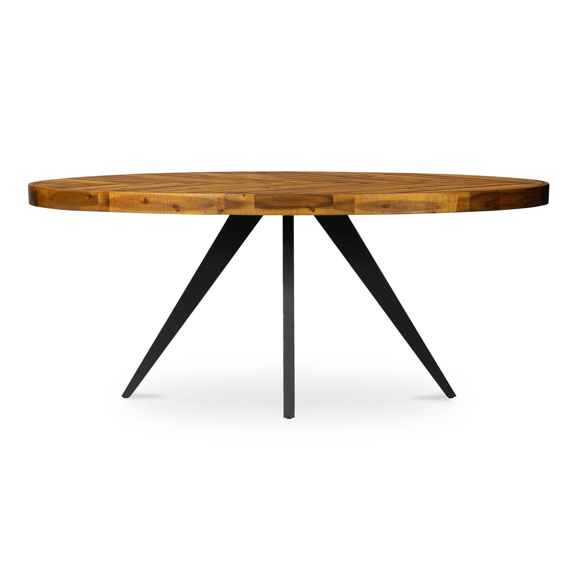 Moe's Home Parq Oval Dining Table Amber