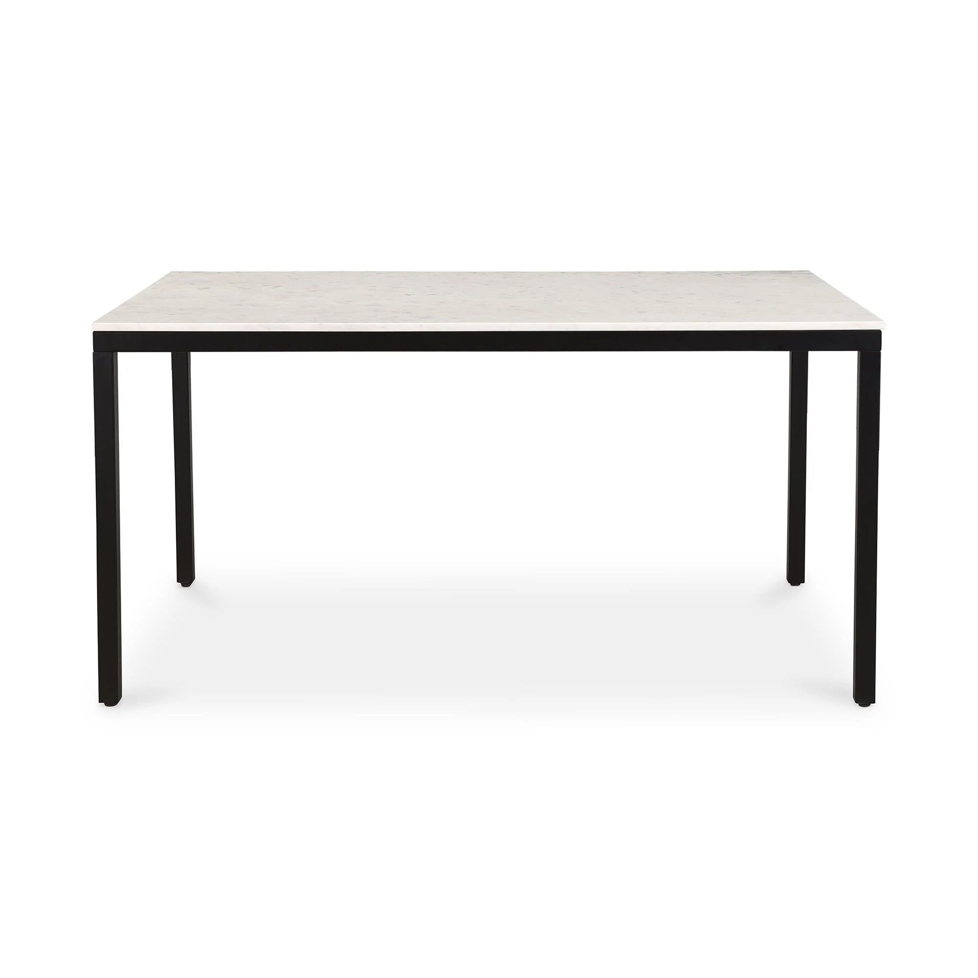 Moe's Home Parson Marble Small Dining Table White