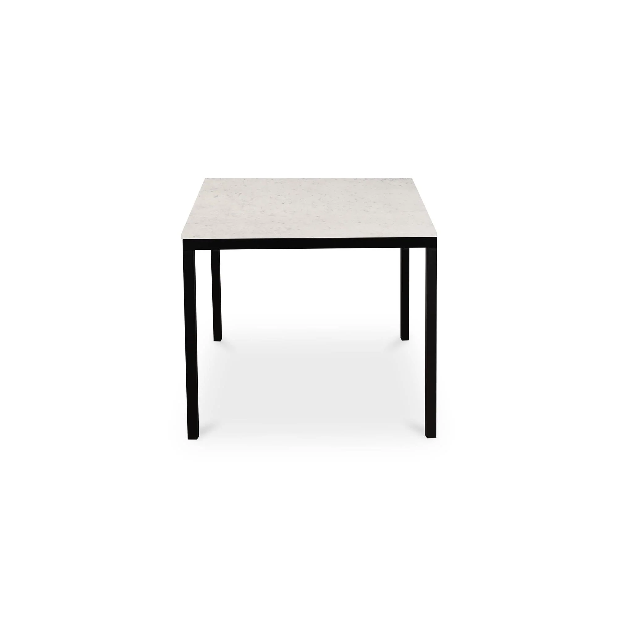 Moe's Home Parson Marble Small Dining Table White - Image 4
