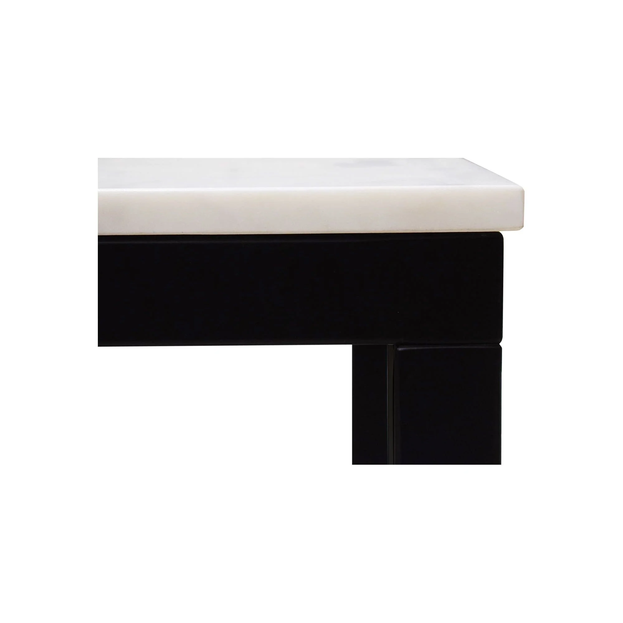 Moe's Home Parson Marble Small Dining Table White - Image 7