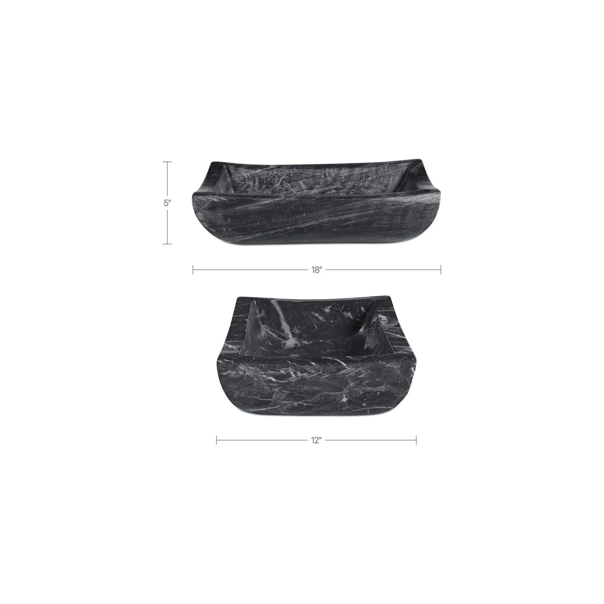 Moe's Home Piero Basin Black Marble - Image 3