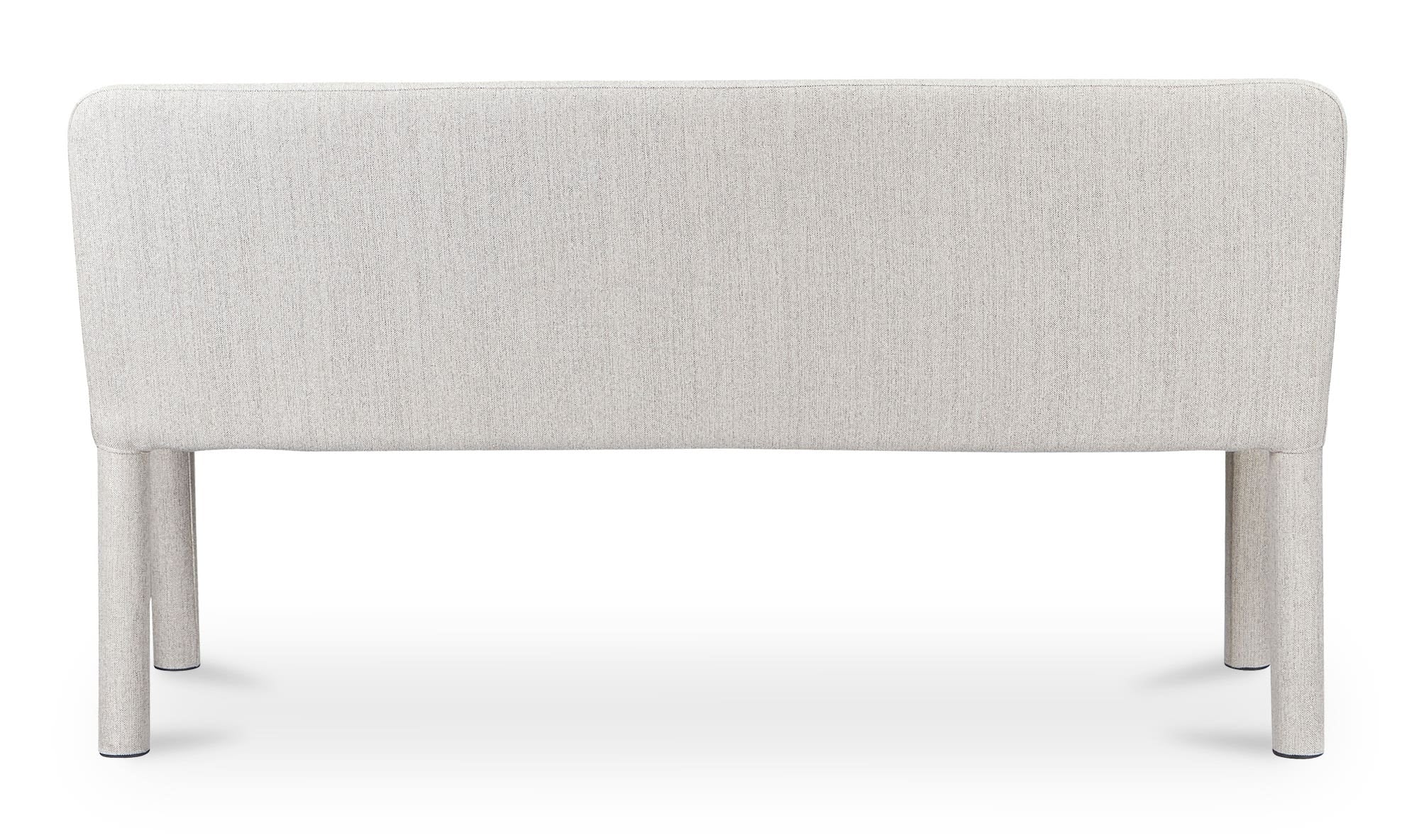 Moe's Home Place Dining Banquette Light Grey - Image 7