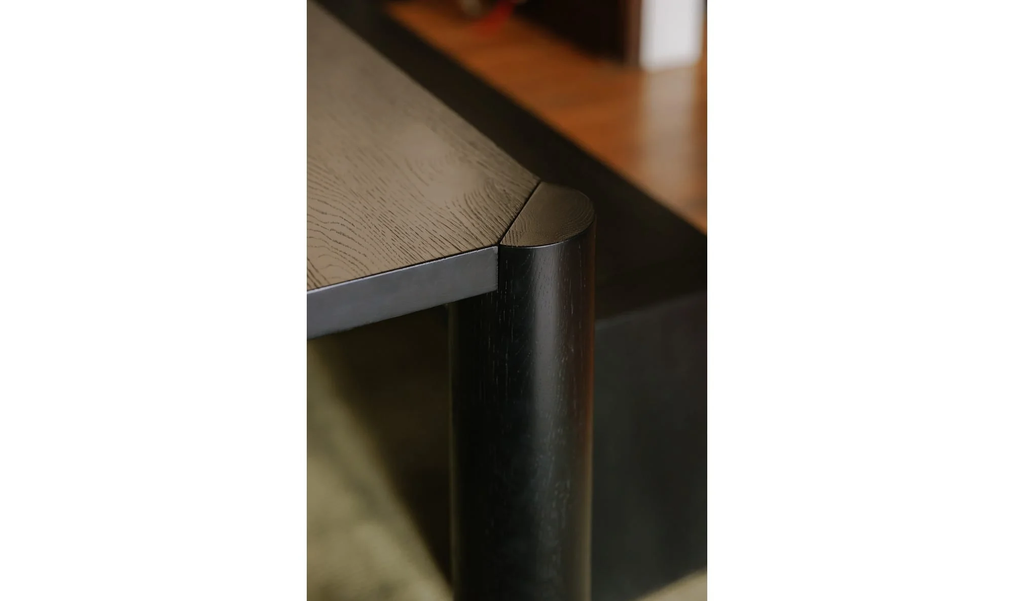 Moe's Home Post Large Dining Table Black - Image 4
