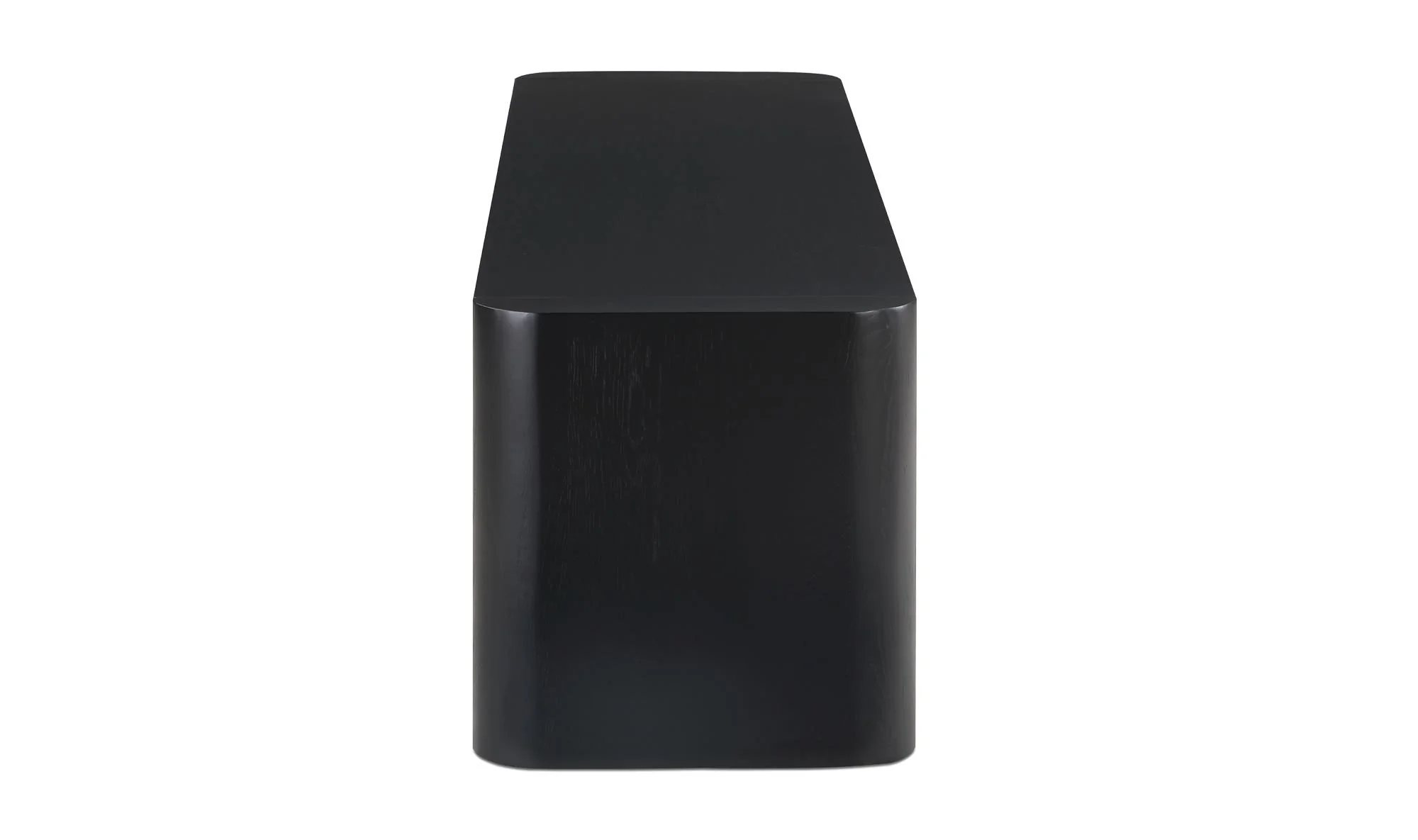 Moe's Home Post Small Dining Bench Black - Image 4