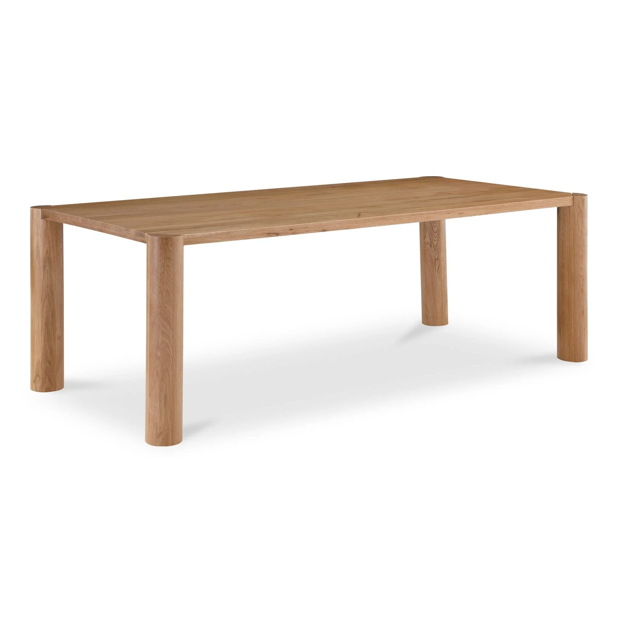 Moe's Home Post Small Dining Table Natural Oak - Image 3