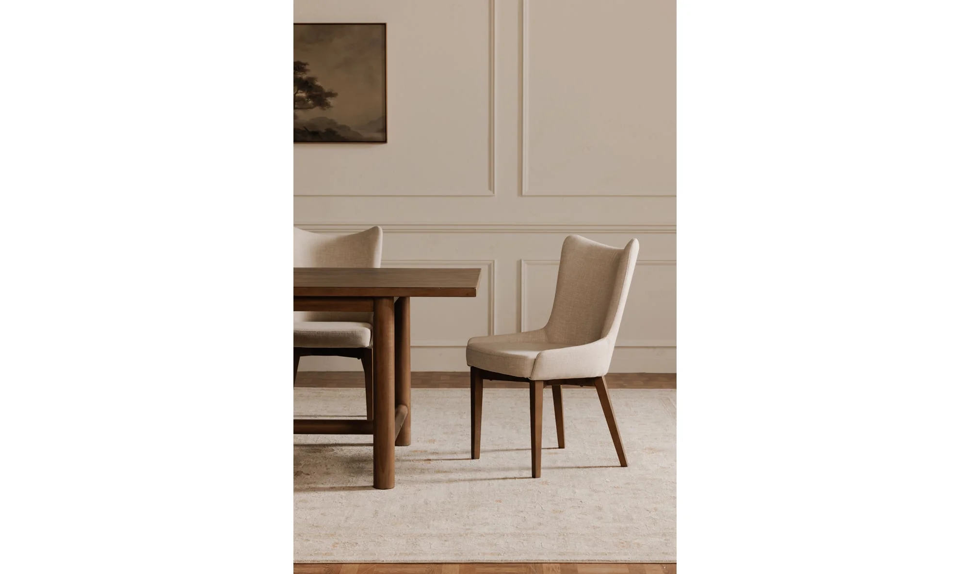Moe's Home Potter Dining Chair Heather Beige - Image 4