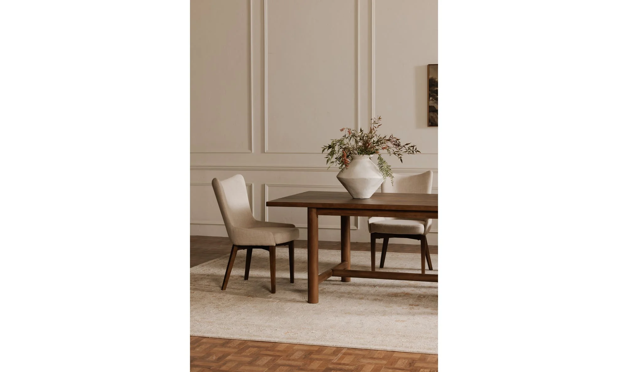 Moe's Home Potter Dining Chair Heather Beige - Image 5