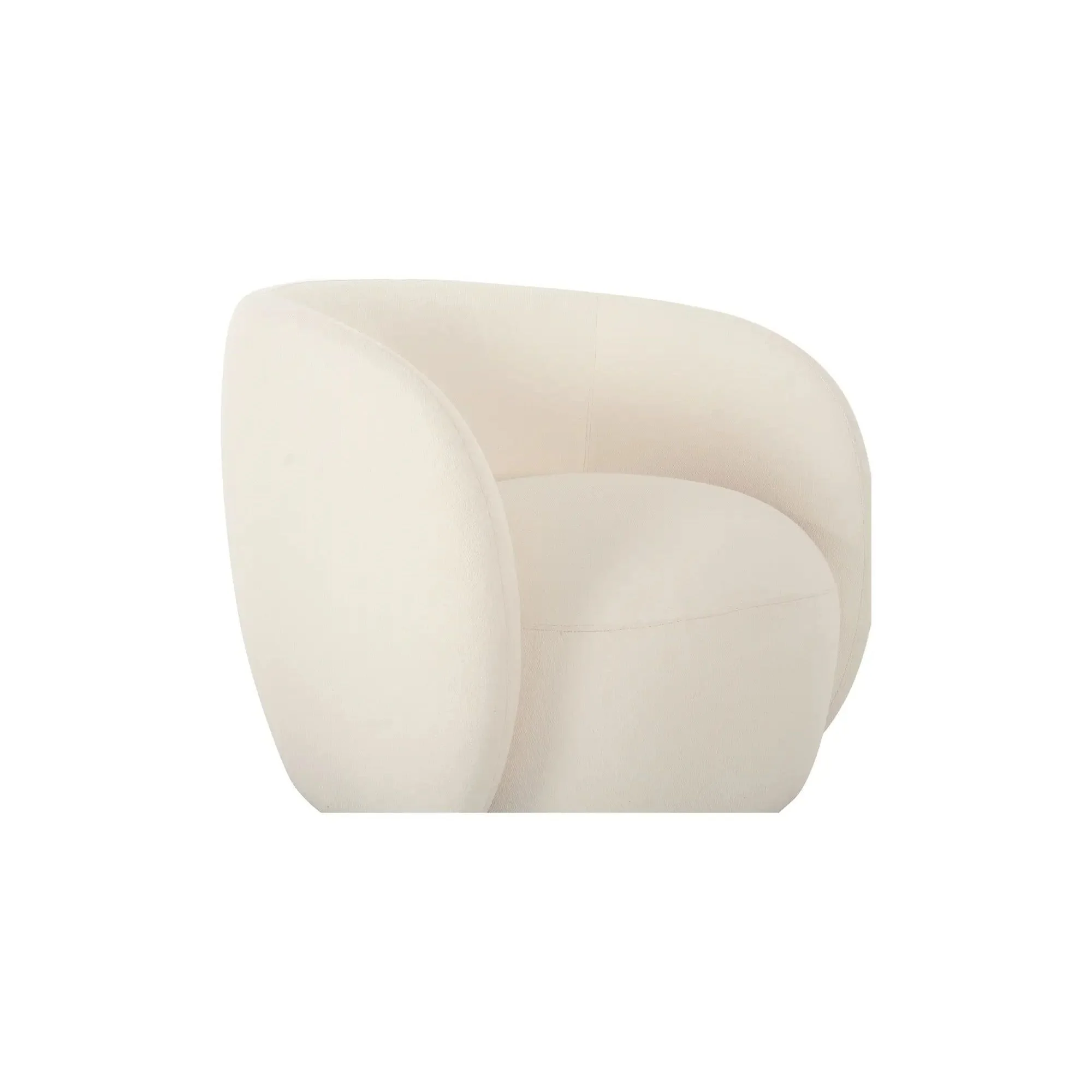 Moe's Home Collection Rae Cream Outdoor Accent Chair - Image 7