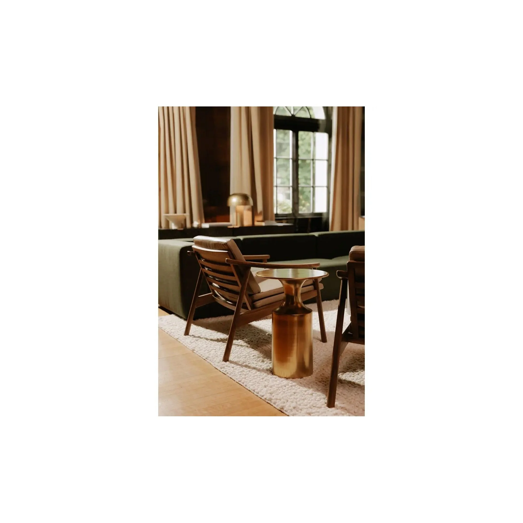 Moe's Home Collection Rassa Gold Accent Table - Image 3