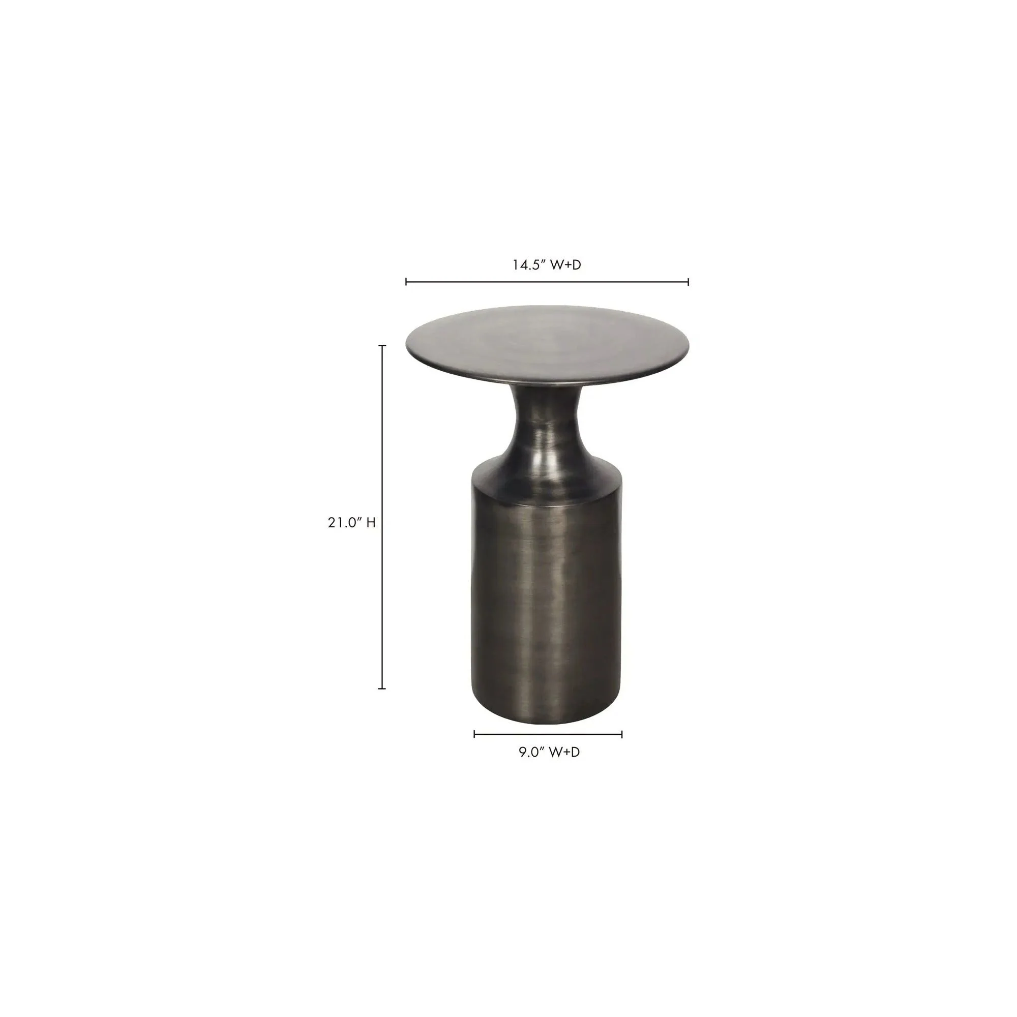 Moe's Home Collection Rassa Zinc Accent Table - Image 6