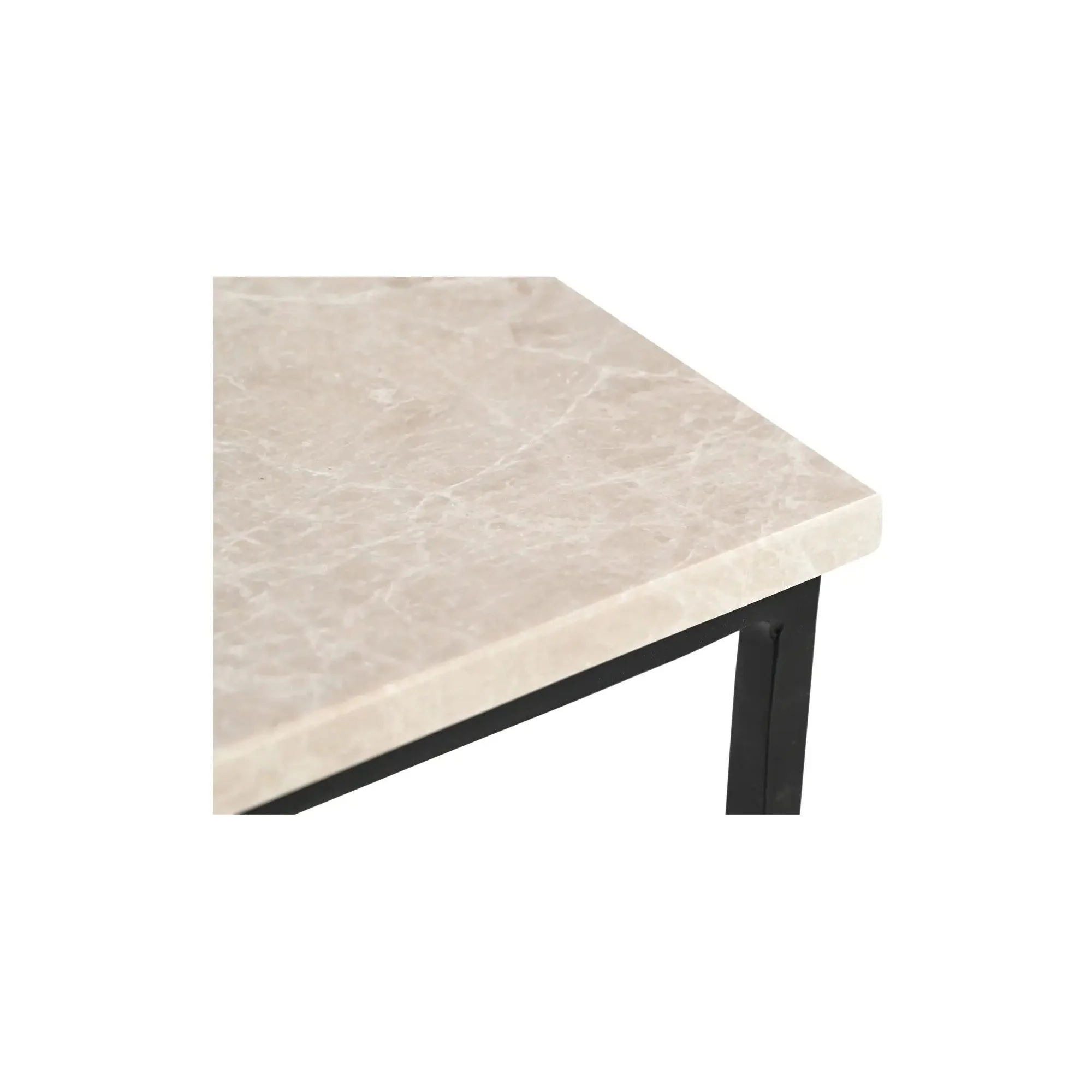 Moe's Home Collection River Botticino Marble Side Table - Image 13