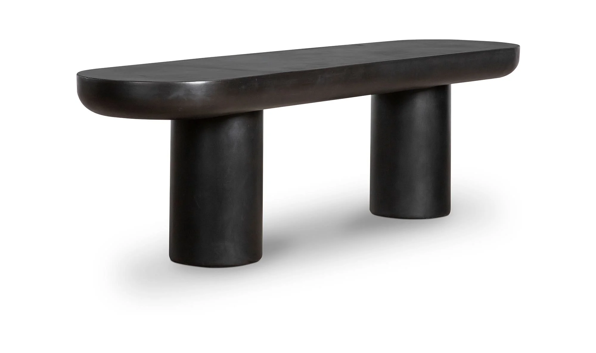 Moe's Home Rocca Bench Black - Image 8
