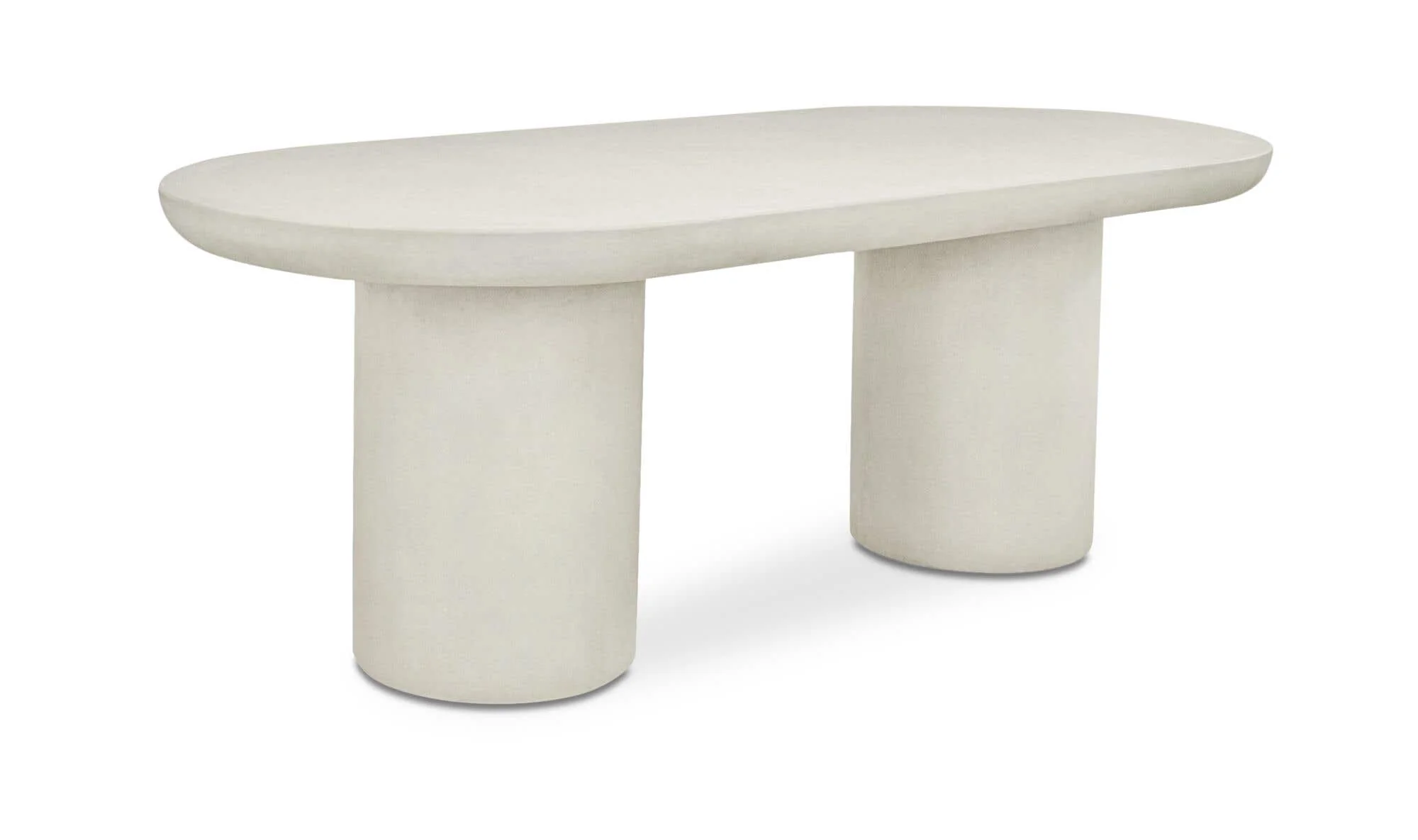 Moe's Home Rocca Dining Table Cream - Image 4