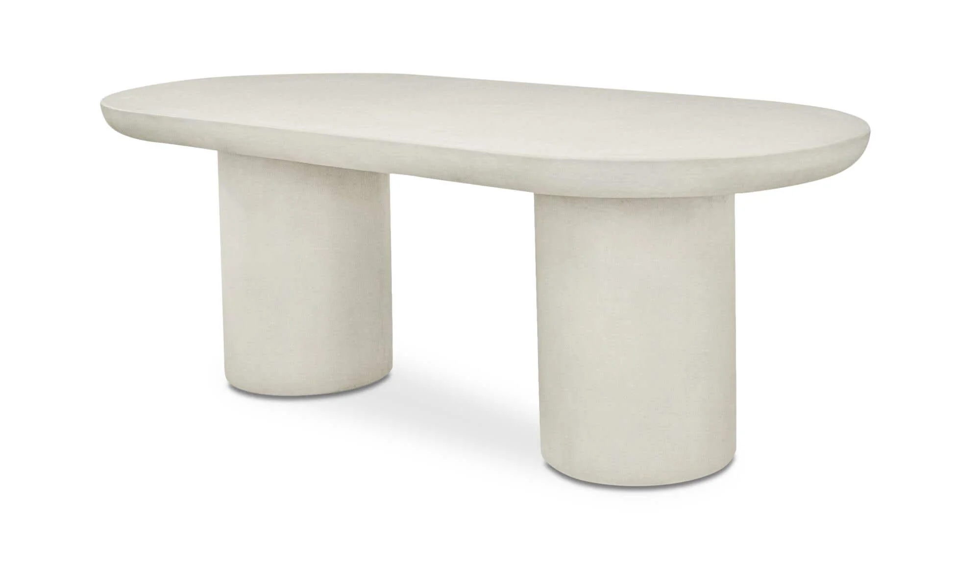 Moe's Home Rocca Dining Table Cream - Image 5