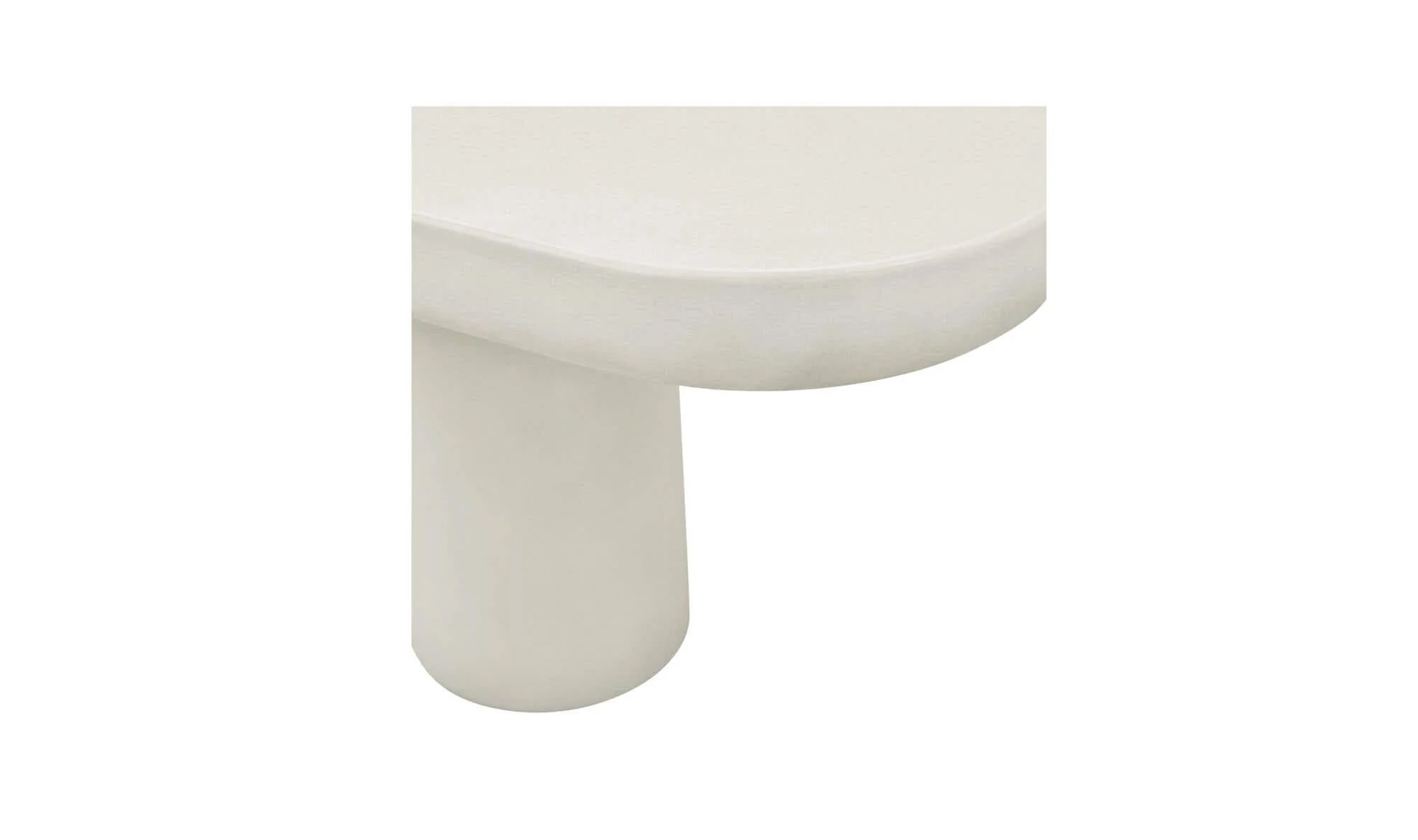 Moe's Home Rocca Dining Table Cream - Image 6