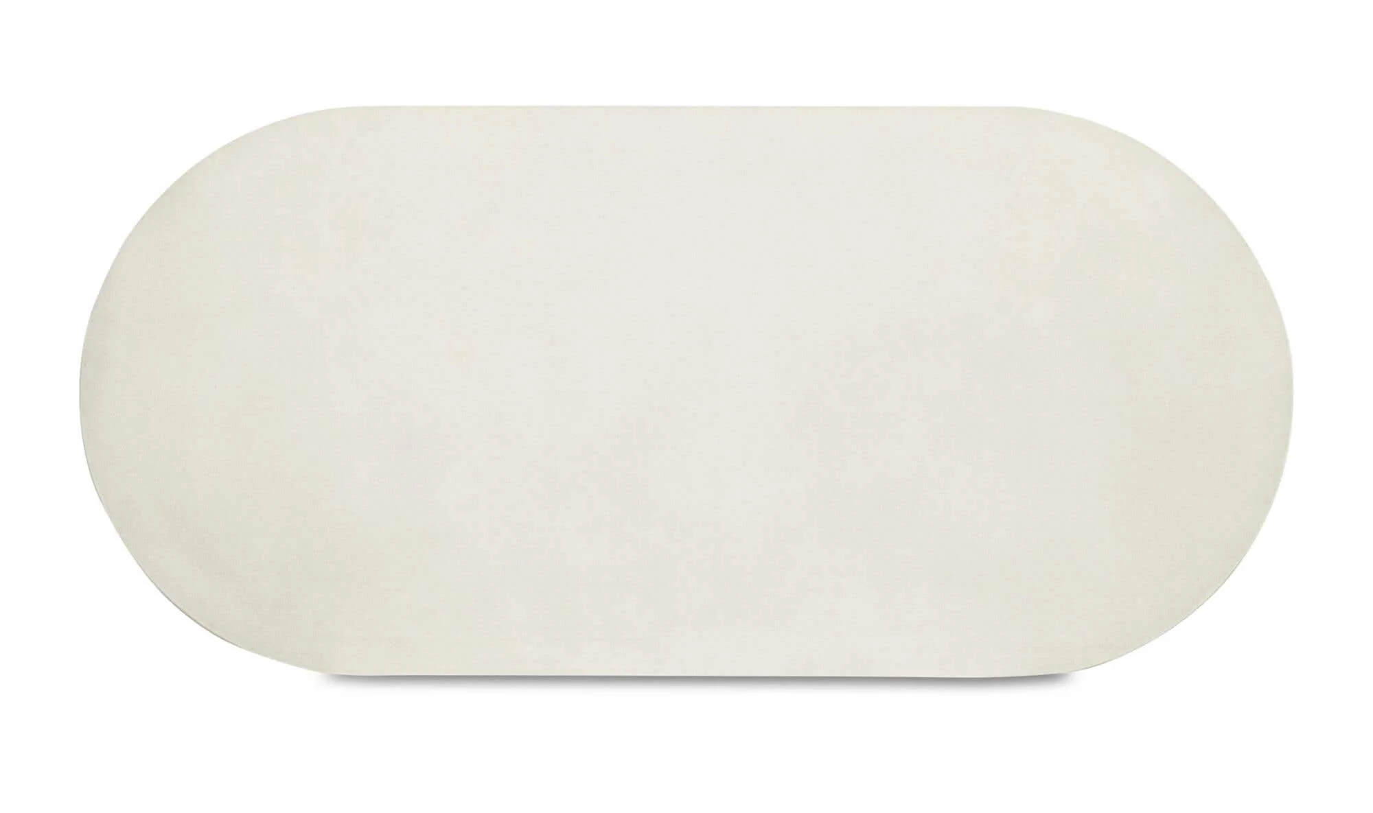 Moe's Home Rocca Dining Table Cream - Image 7