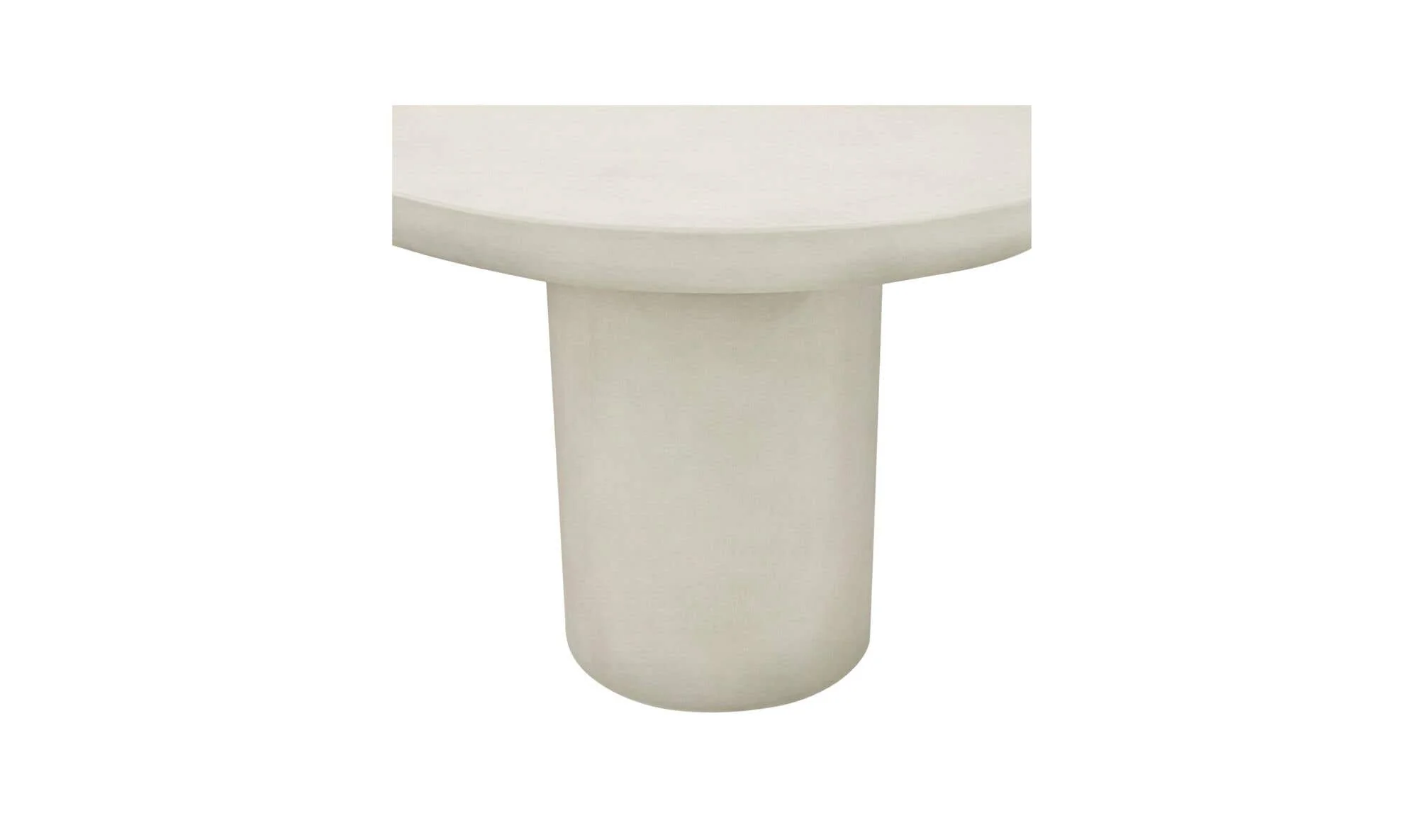 Moe's Home Rocca Dining Table Cream - Image 9
