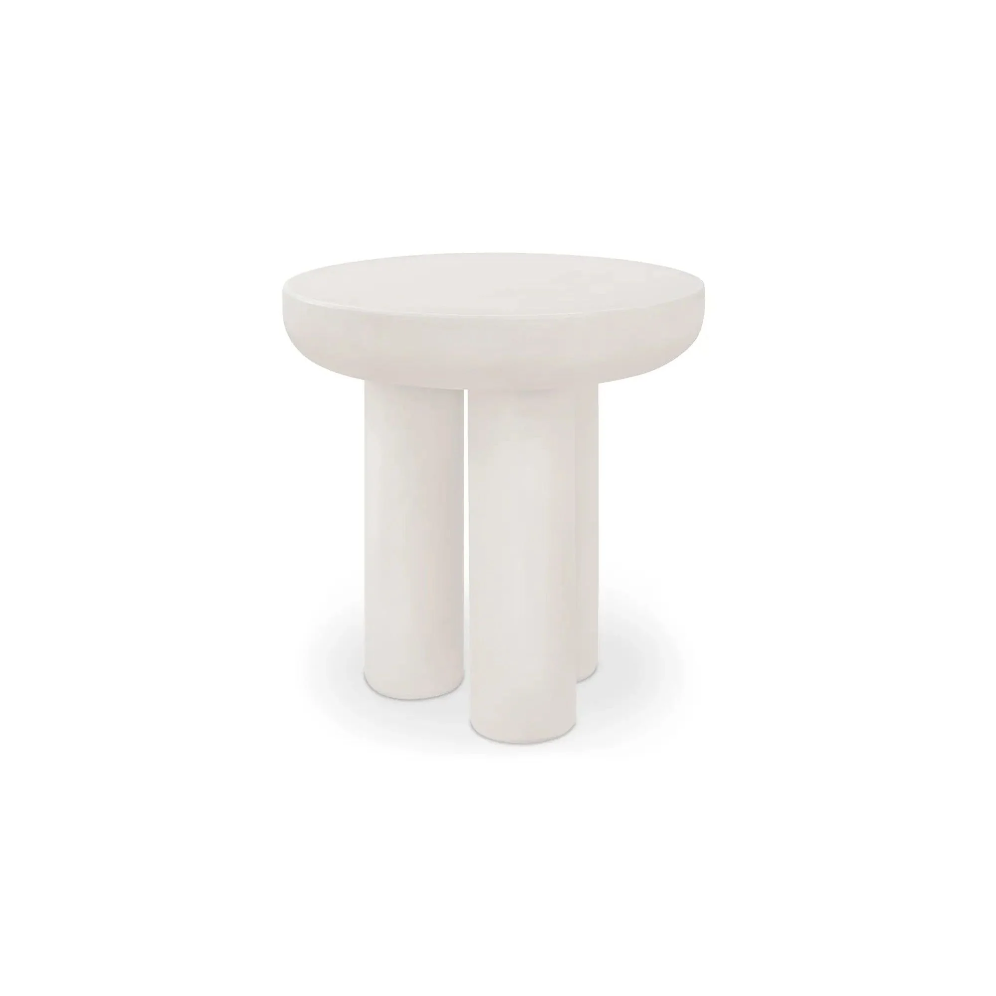 Moe's Home Collection Rocca Cream Side Table - Image 8