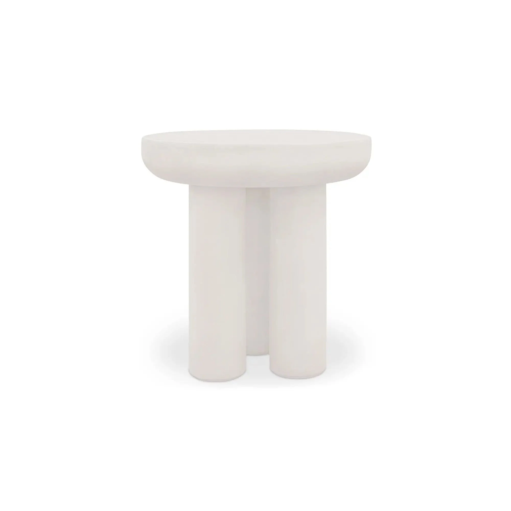 Moe's Home Collection Rocca Cream Side Table - Image 9