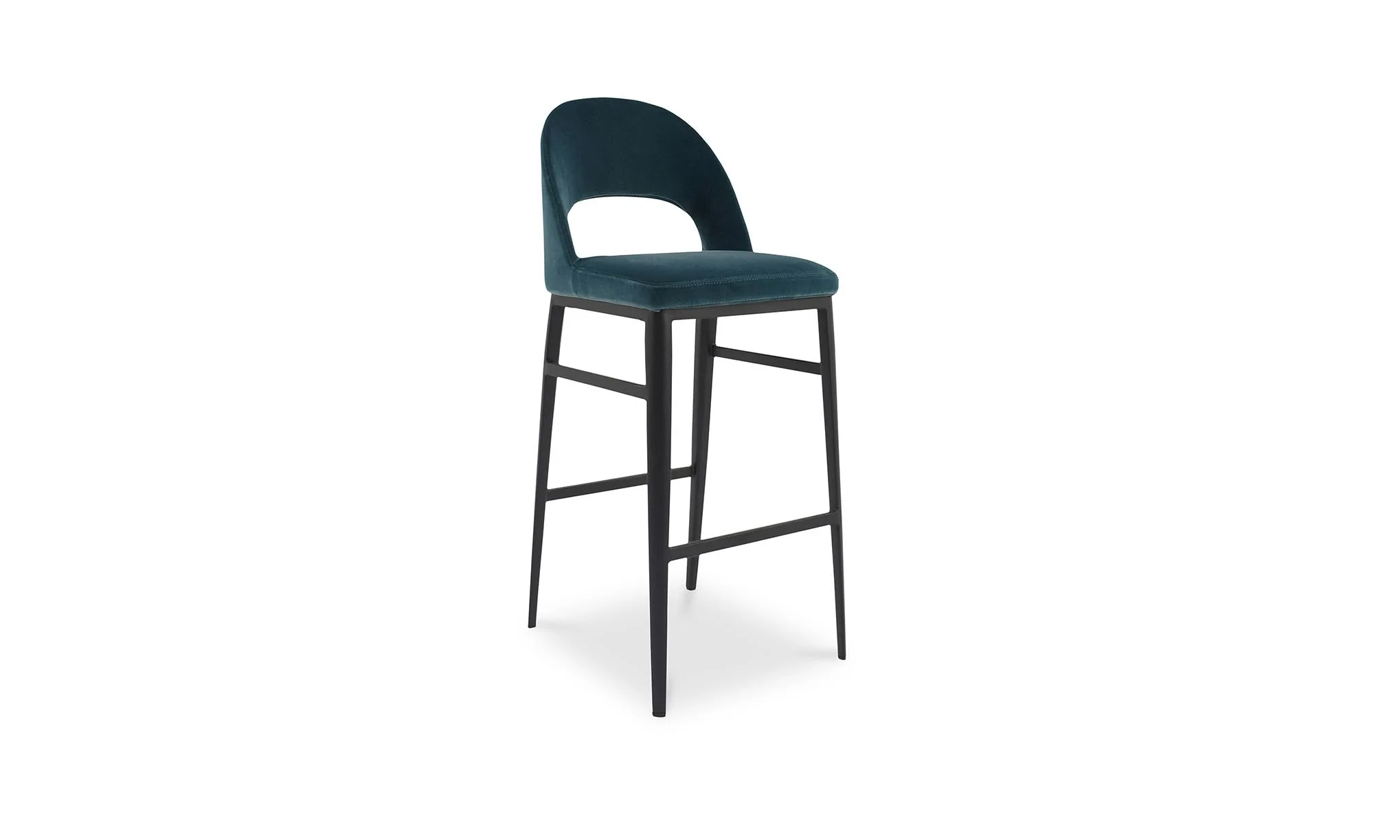 Moe's Home Roger Bar Stool Teal - Image 3