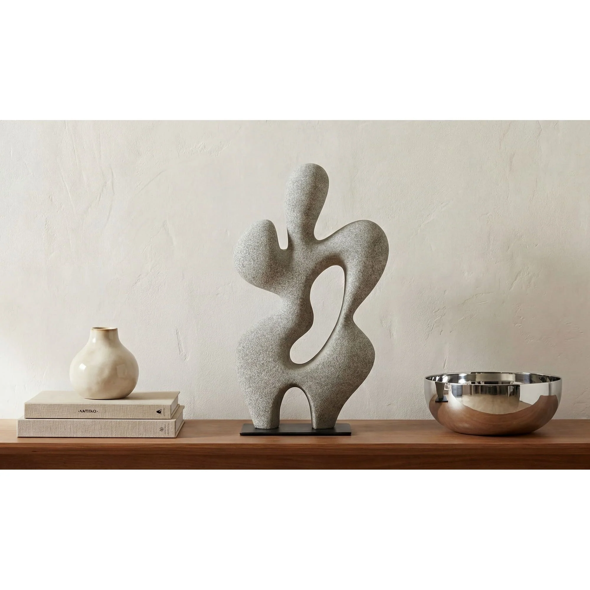 Moe's Home Romy Sculpture Charcoal - Image 2