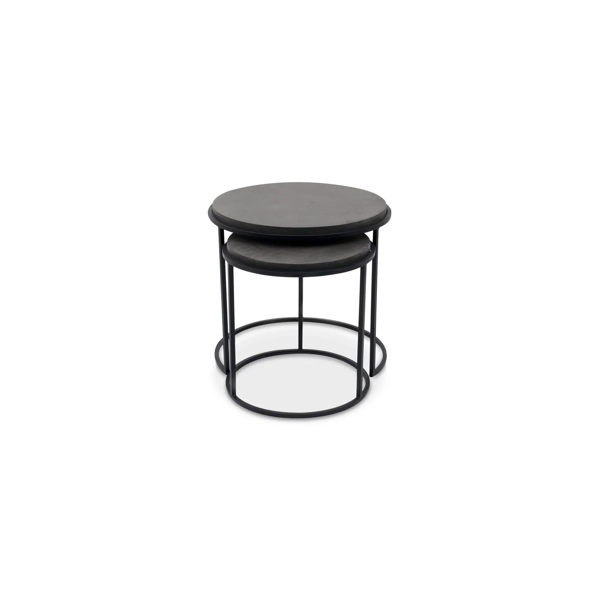 Moe's Home Collection Roost Black Nesting Tables ~ Set Of 2 - Image 3