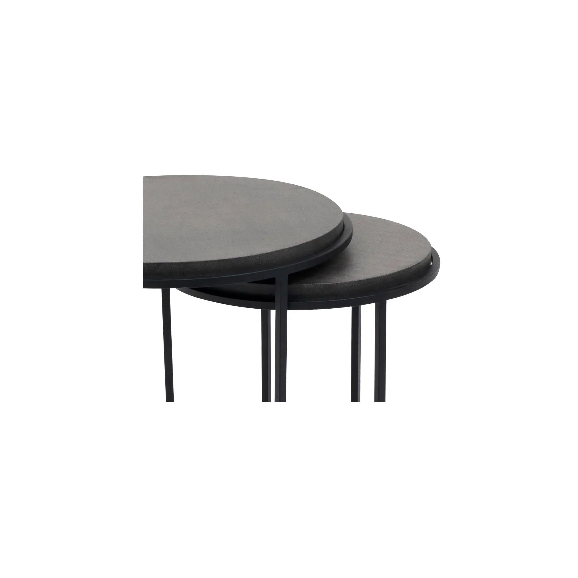 Moe's Home Collection Roost Black Nesting Tables ~ Set Of 2 - Image 4