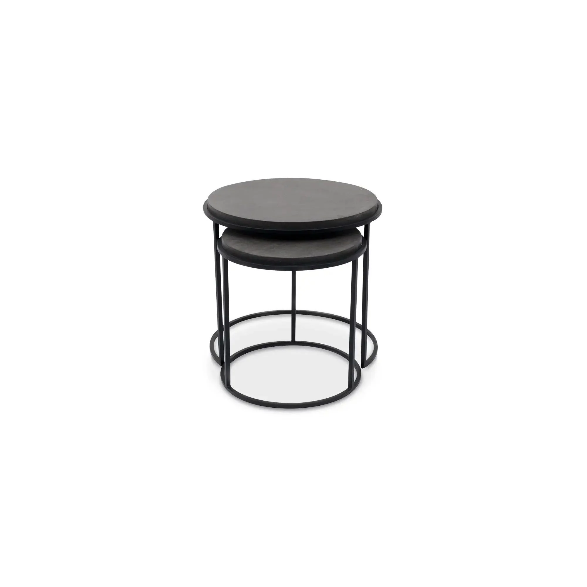 Moe's Home Collection Roost Black Nesting Tables ~ Set Of 2 - Image 5