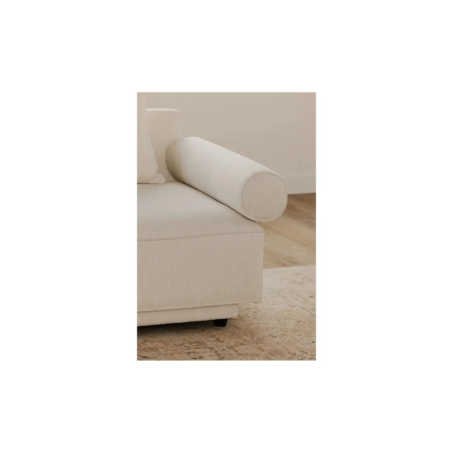 Moe's Home Collection Rosello White Left Arm Facing Chair - Image 4