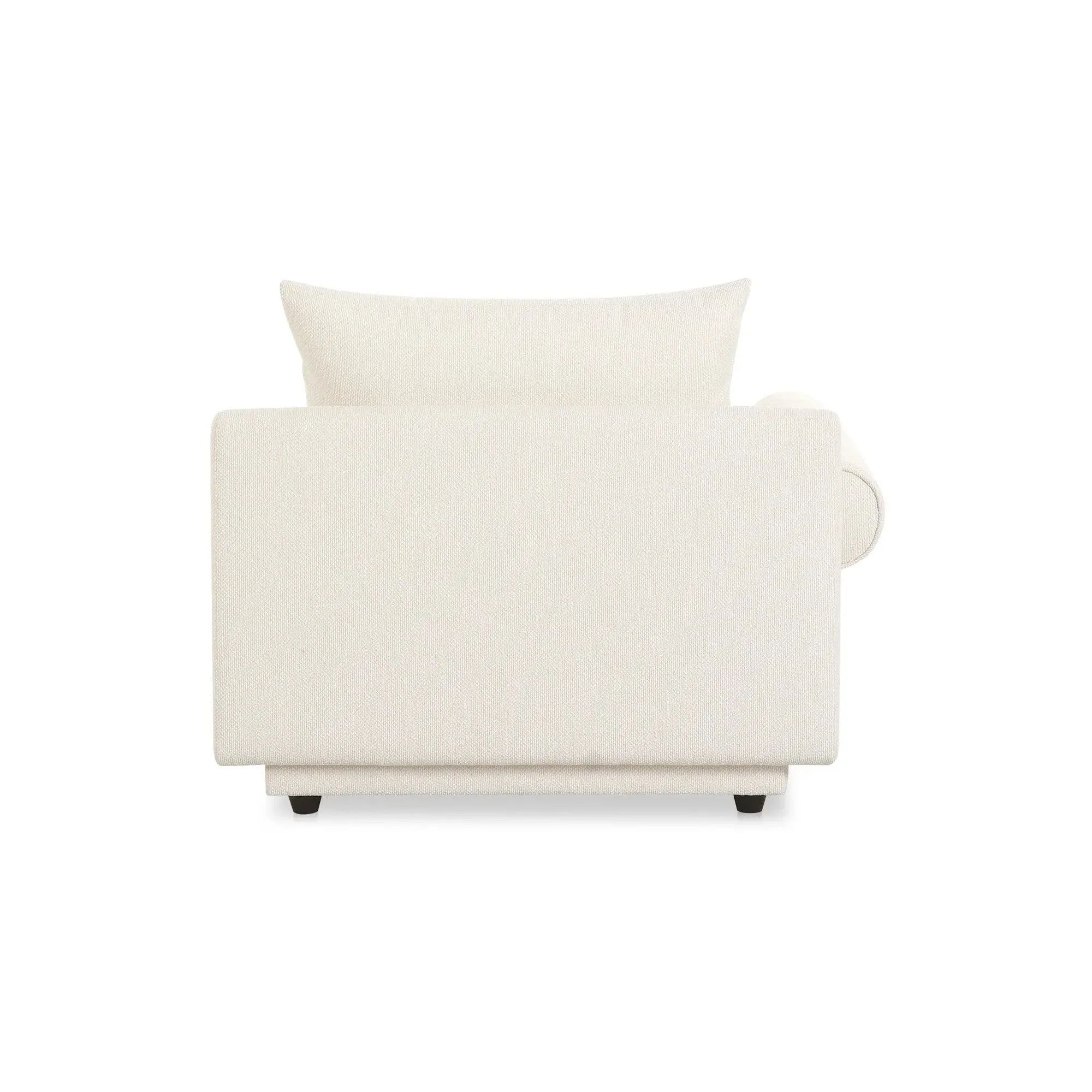 Moe's Home Collection Rosello White Left Arm Facing Chair - Image 7