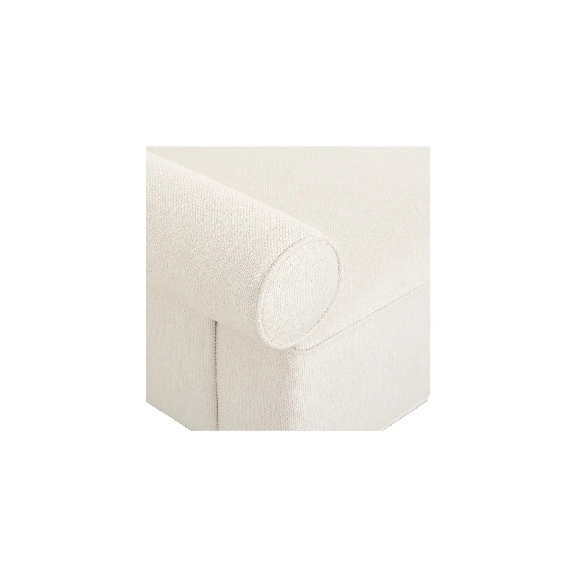 Moe's Home Collection Rosello White Left Arm Facing Chair - Image 9