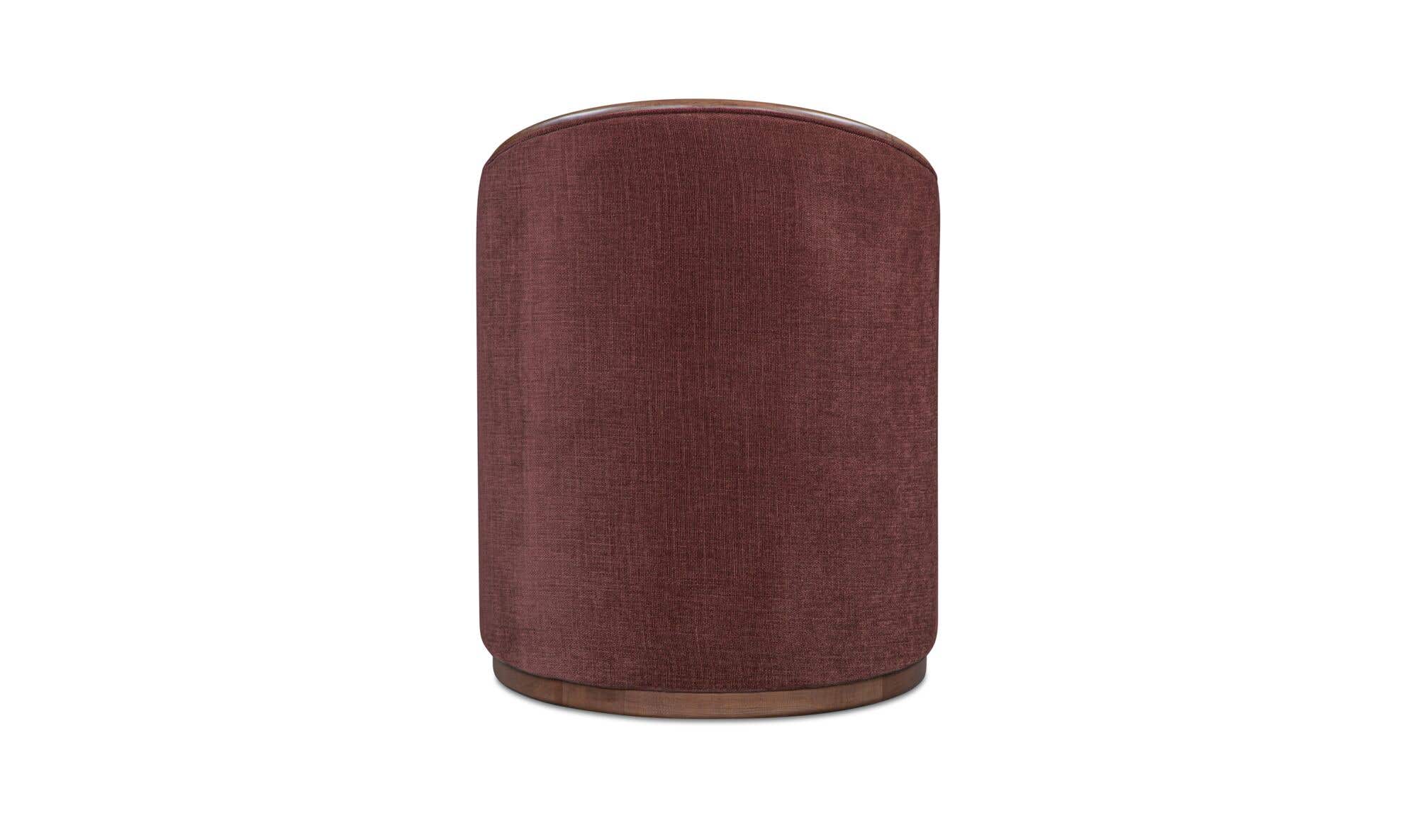 Moe's Home Rossi Swivel Dining Chair Berry - Image 7