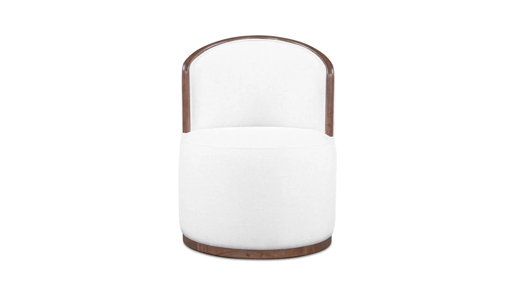 Moe's Home Rossi Swivel Dining Chair Cream