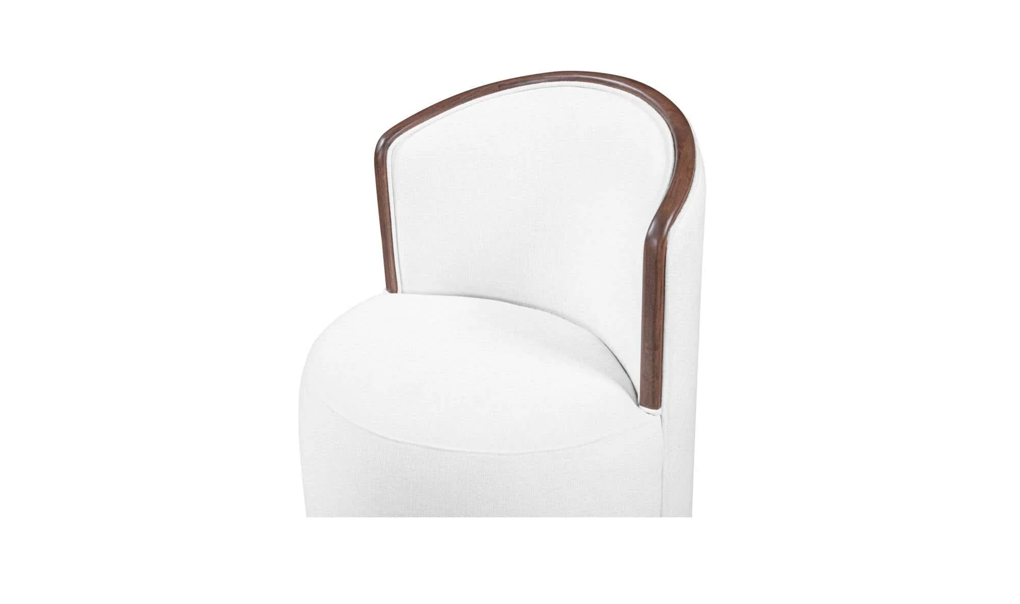 Moe's Home Rossi Swivel Dining Chair Cream - Image 4