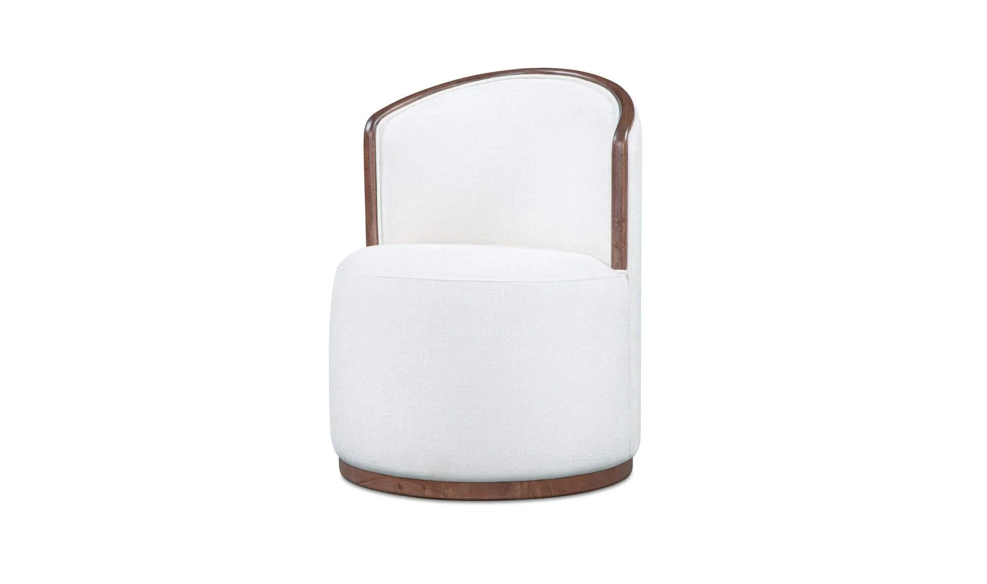 Moe's Home Rossi Swivel Dining Chair Cream - Image 5