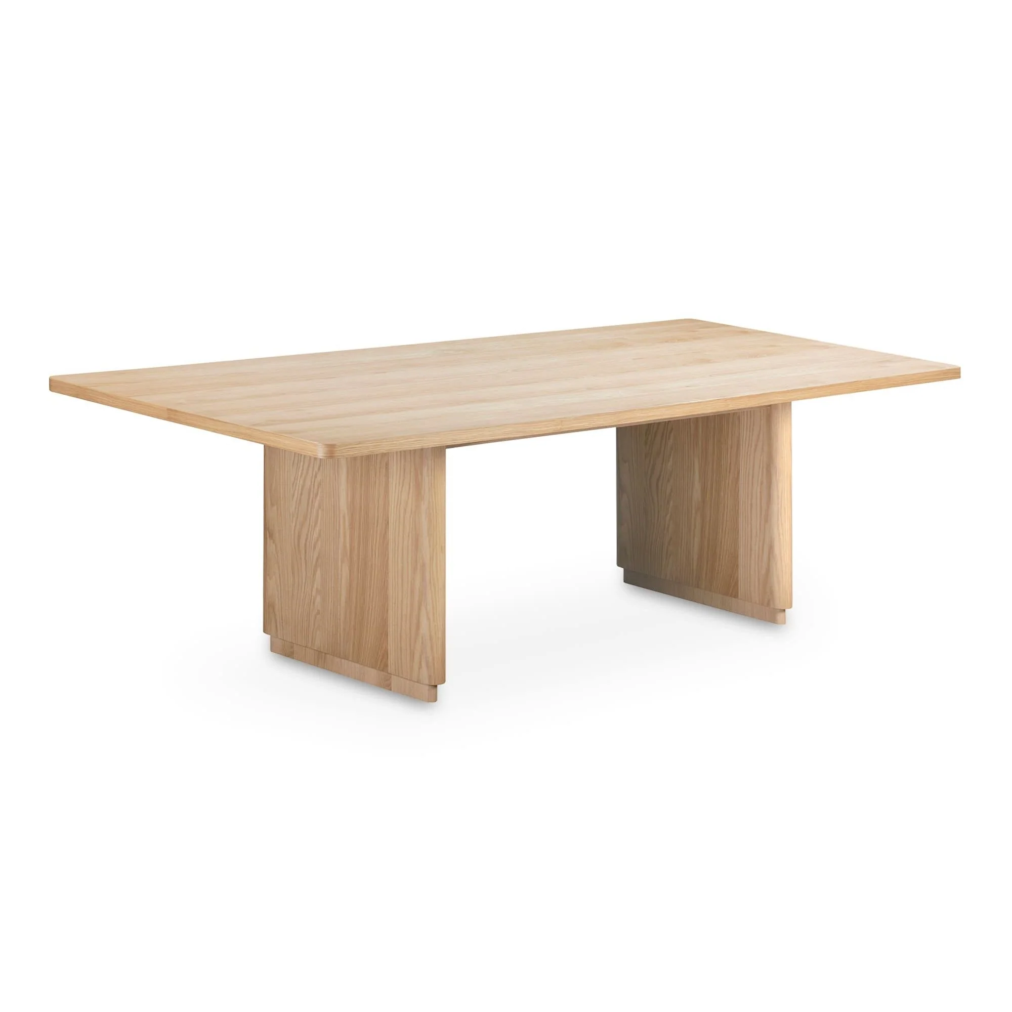 Moe's Home Round Off Large Dining Table Natural Oak - Image 4