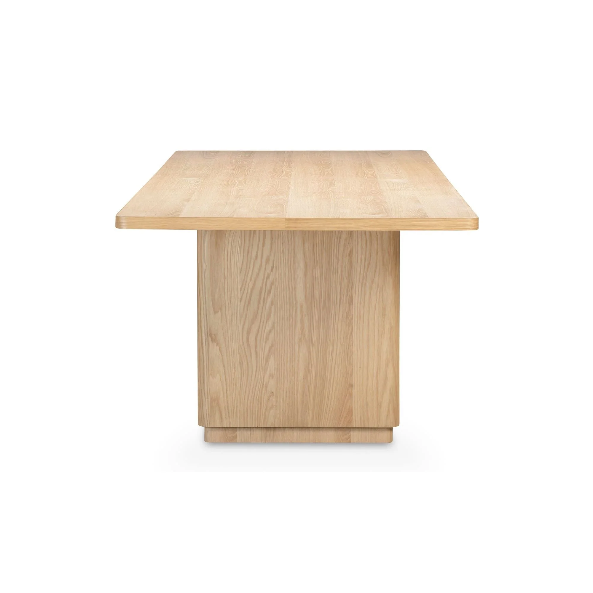 Moe's Home Round Off Large Dining Table Natural Oak - Image 5