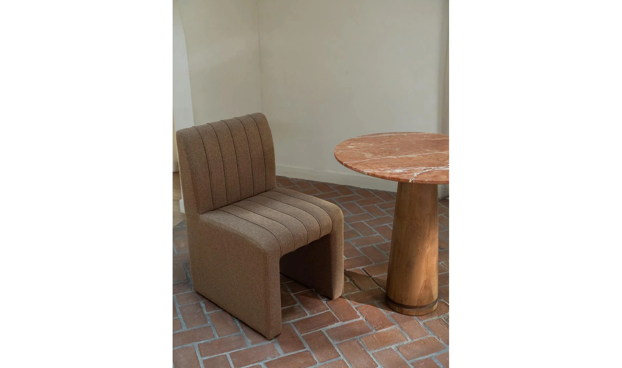 Moe's Home Sally Dining Chair Light Brown - Image 4