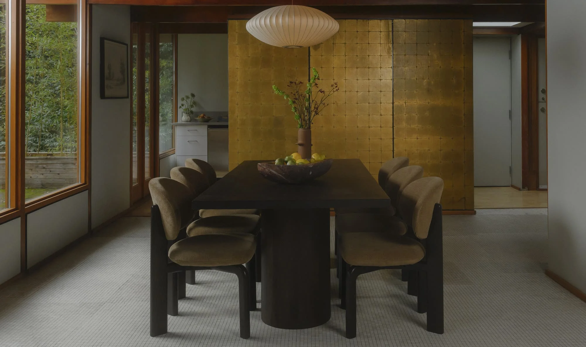 Moe's Home Sami Dining Chair Brown Set Of Two - Image 2