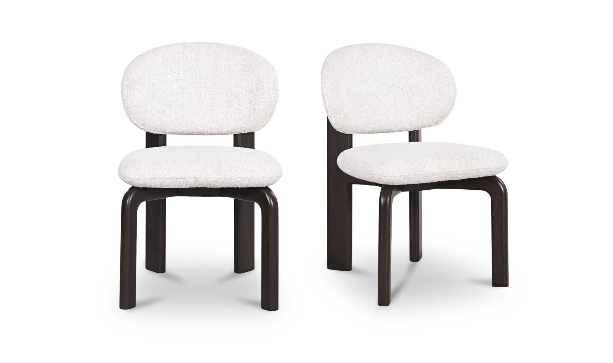 Moe's Home Sami Dining Chair White Set Of Two