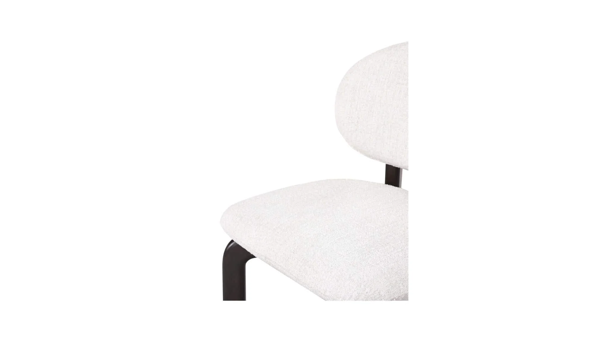 Moe's Home Sami Dining Chair White Set Of Two - Image 9