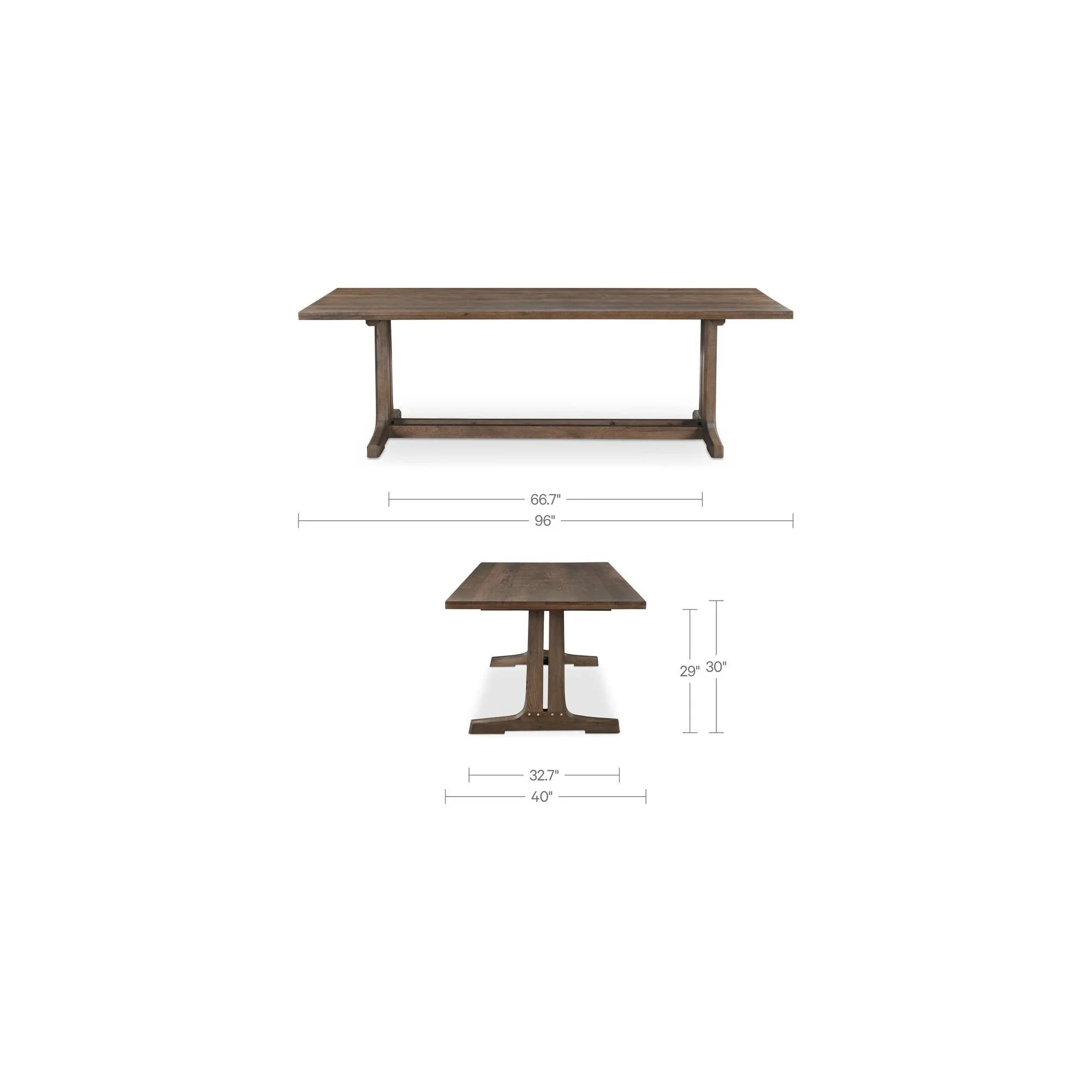 Moe's Home Samuel Dining Table Dark Brown - Image 10
