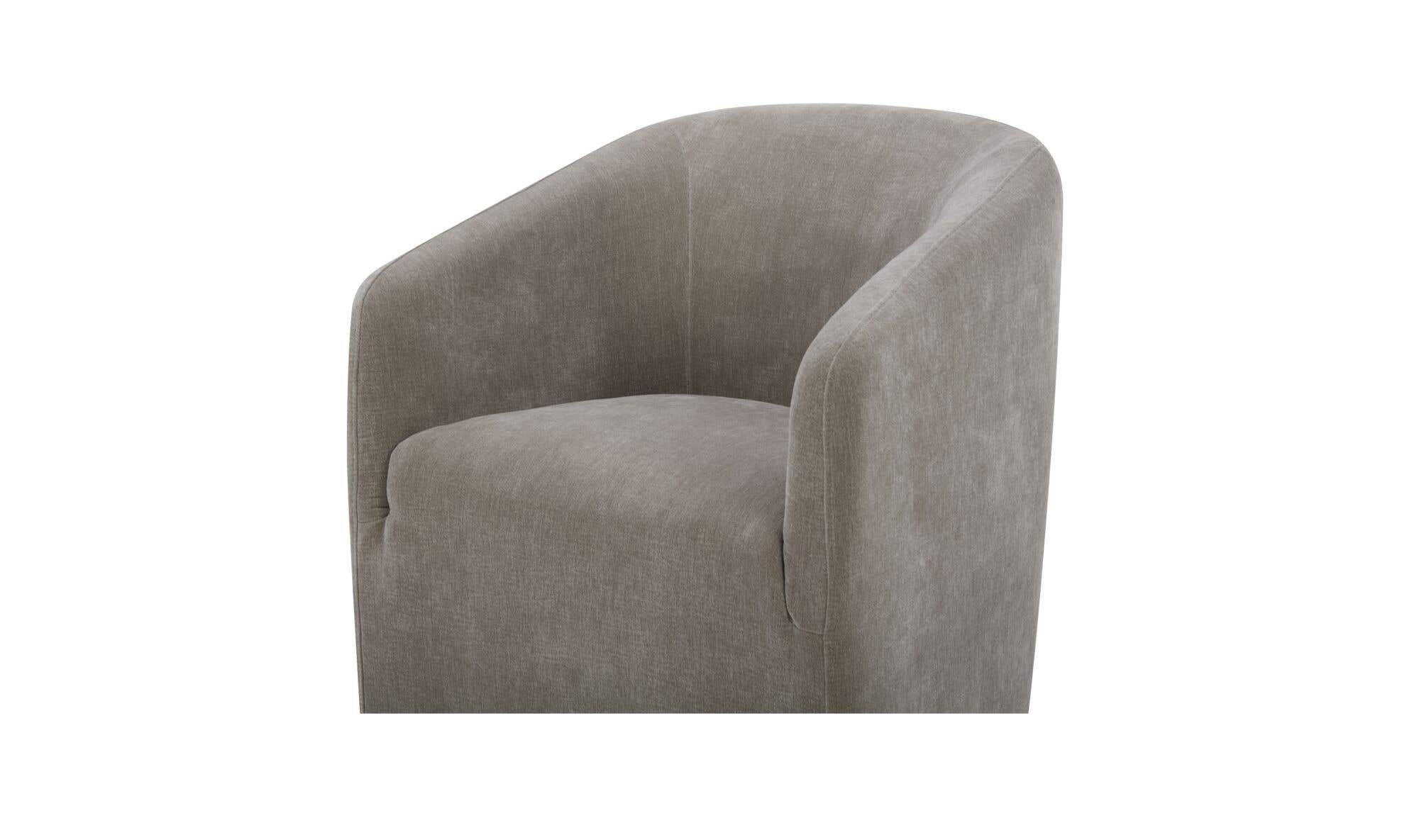 Moe's Home Sandy Rolling Dining Chair Taupe - Image 4