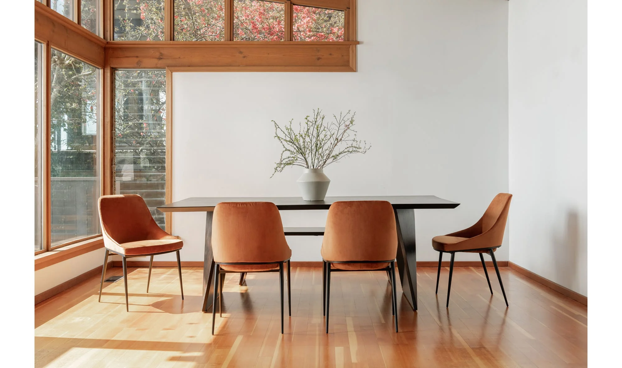 Moe's Home Sedona Dining Chair Amber - Set Of Two - Image 2