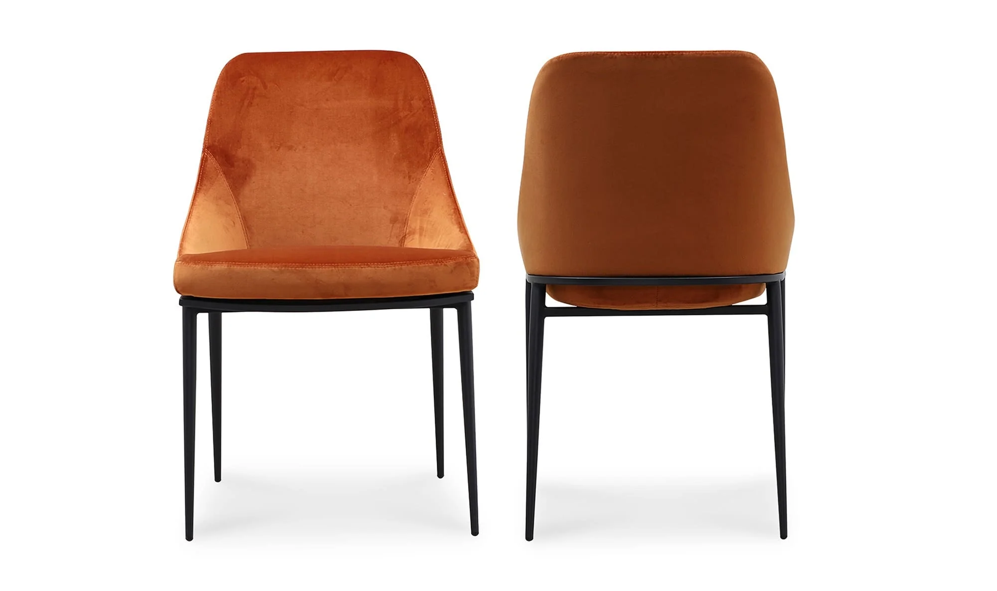 Moe's Home Sedona Dining Chair Amber - Set Of Two - Image 3
