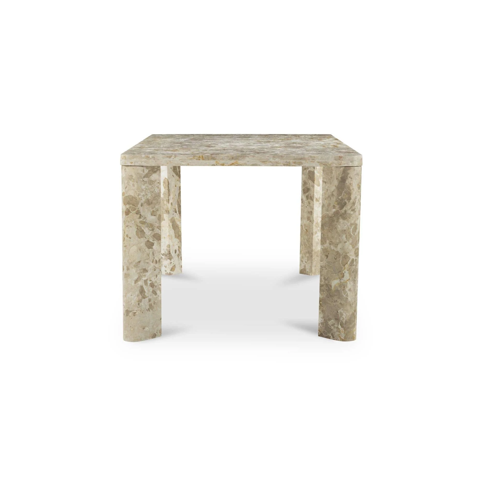 Moe's Home Segment Dining Table Panther Stone Beige - Image 10