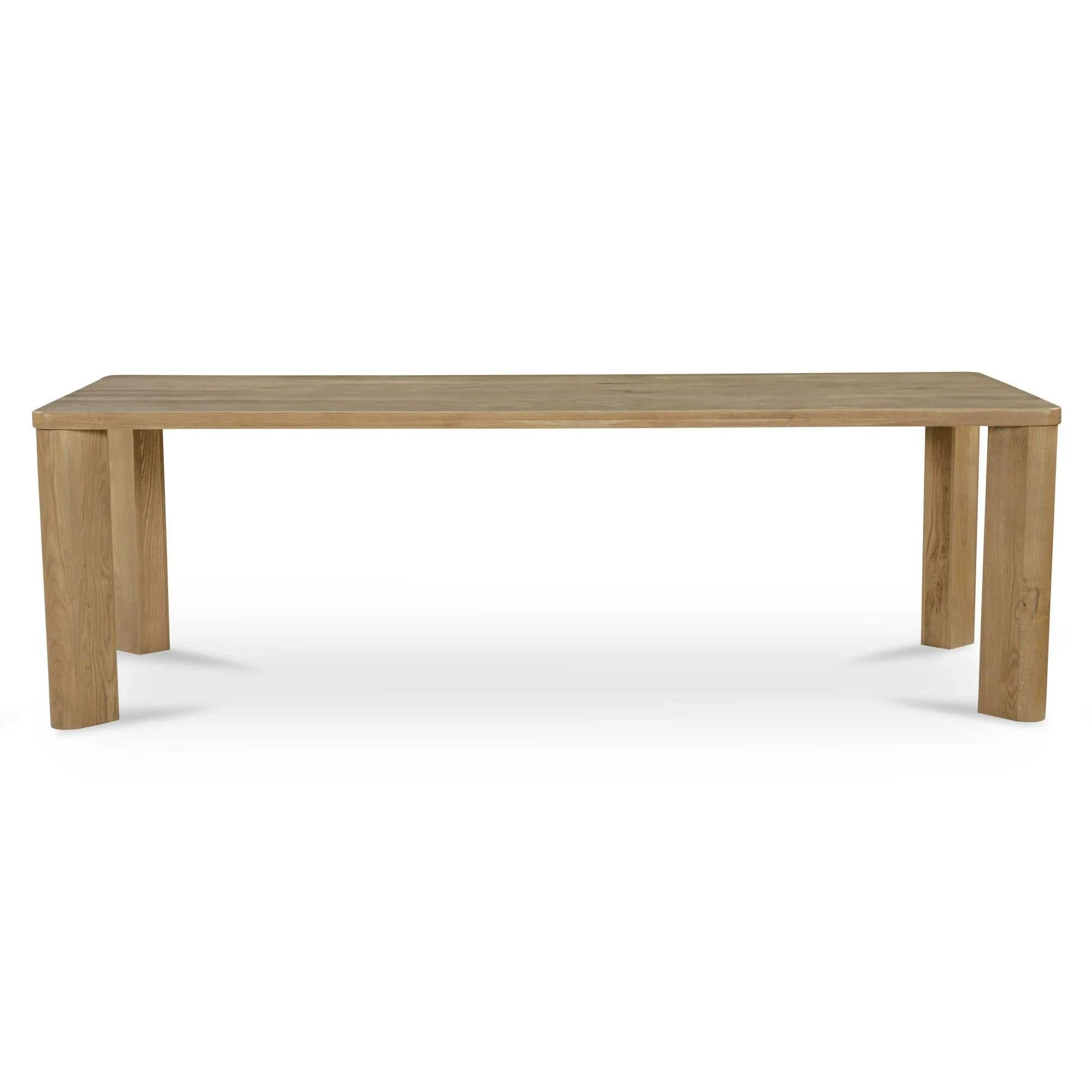 Moe's Home Segment Dining Table Wood Large Heritage Brown
