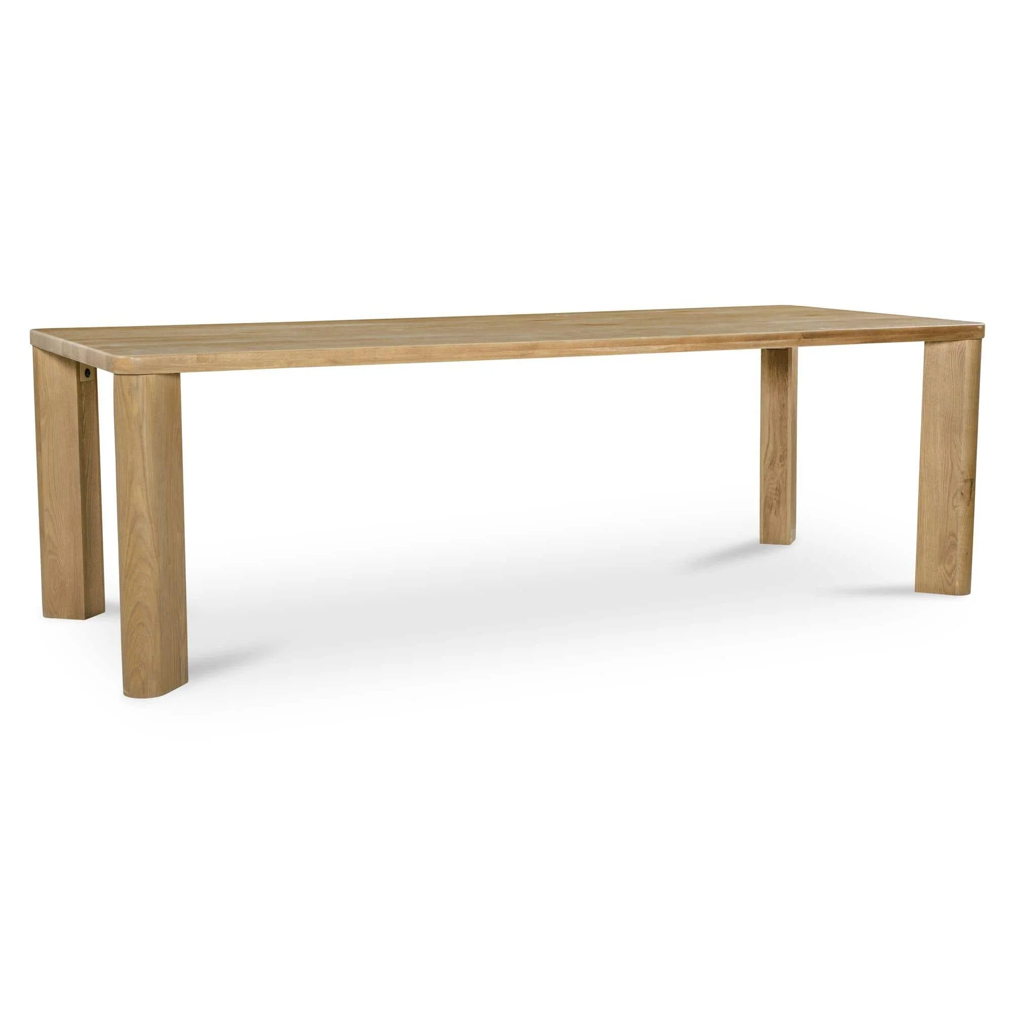 Moe's Home Segment Dining Table Wood Large Heritage Brown - Image 4