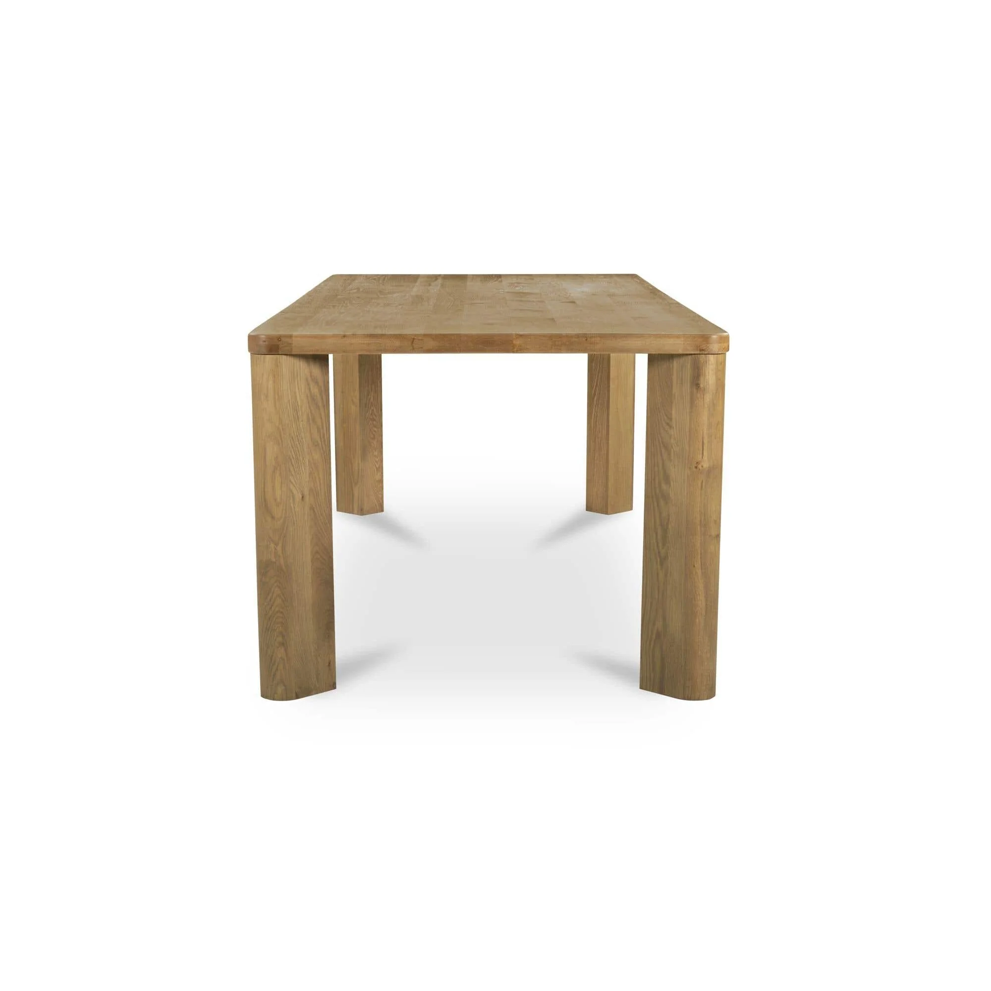 Moe's Home Segment Dining Table Wood Large Heritage Brown - Image 9