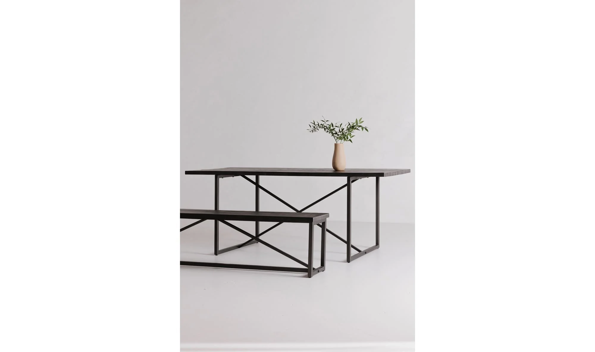 Moe's Home Sierra Bench Black - Image 2